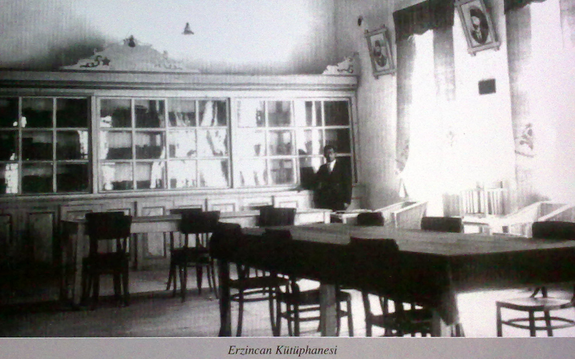 1939 deprem öncesi Erzincan İl Halk Kütüphanesi
